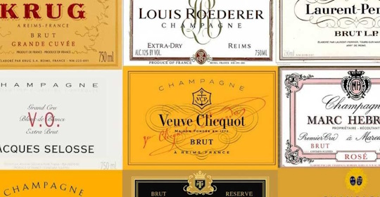 Comprendere le etichette dello Champagne